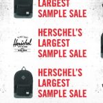 入手包包時機!Herschel Supply Co Sample Sale (8/21-26) 入手包包時機!Herschel Supply Co Sample Sale (8/21-26)