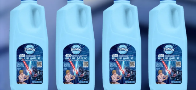 Star Wars 粉丝们， 星际大战的限量蓝色奶包装已经上架卖囉~