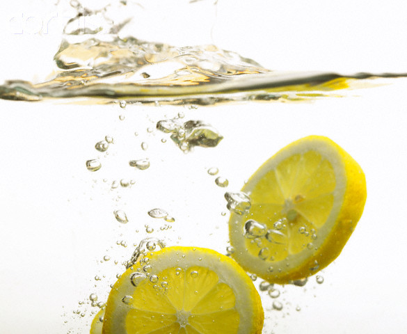 Lemon Slices in Water