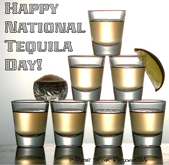 今天是National Tequila Day  下班來去喝幾個 shot 吧!!