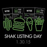 Shake Shack為慶祝股票正式掛牌上市，請大家吃漢堡（1/30）