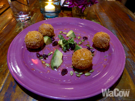 Goat cheese croquettes  1