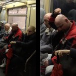 在紐約什麼都不奇怪？包括在地鐵車廂剃頭！