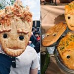 这么可爱哪舍得吃？迪士尼乐园推出《星际异攻队》里萌蠢的格鲁特（Groot)形状面包！