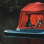 露營新概念：漂浮帳篷  廉價版的水上屋！