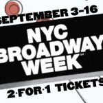 Broadway week又來了！百老匯秀門票買一送一 (9/3-16)