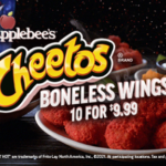 Applebee’s 限時推出全新 Cheetos 無骨雞翅和芝士塊