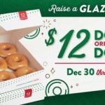 Krispy Kreme 迎新年 Raise a Glazed 活動,兩打原味糖霜甜甜圈只售$12（2021/12/30-2022/1/2）