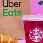 讓愛情加分 ❤️  2月14日通過 Uber Eats 購買 Starbucks 產品有半價優惠