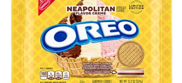 回憶童年的味道    Oreo 推出 Neapolitan Sandwich Cookies 三色冰淇淋味餅乾