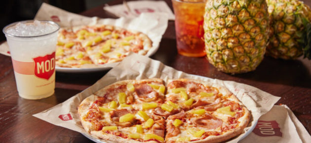 MOD Pizza 全美菠蘿日特惠!  加點菠蘿 Pizza 免費（6/27）