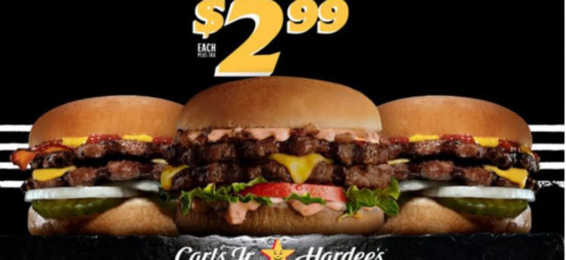 雙層漢堡雙重優惠！Carl’s Jr. 和 Hardee’s 推出 Charbroiled 系列雙層漢堡只要$2.99起