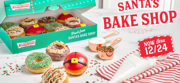 將聖誕魔法與歡笑帶入生活 Krispy Kreme 推出 Santa’s Bake Shop 聖誕烘焙屋系列