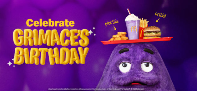 McDonald 以特餐和新品奶昔為 Grimace 慶生（6/12起）
