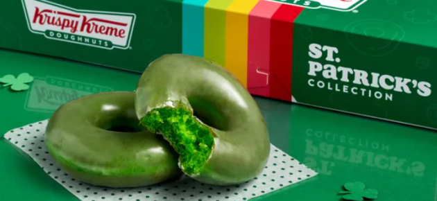 庆祝 St. Patrick’s Day ☘️ Krispy Kreme 赠送免费甜甜圈