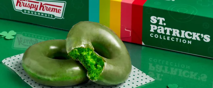 慶祝 St. Patrick’s Day ☘️ Krispy Kreme 贈送免費甜甜圈