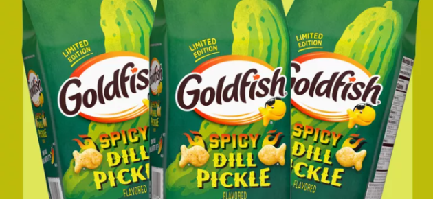 Goldfish 應眾要求推出辣鹹醋口味，你試過了嗎?!