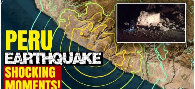 清晨強烈的7.2級地震襲擊秘魯南部!!