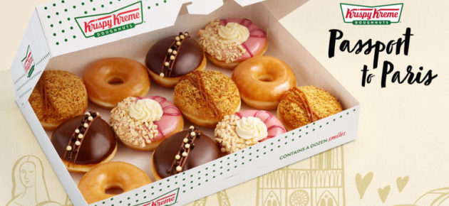 迎接2024奧運會，Krispy Kreme 甜甜圈新款巴黎風~