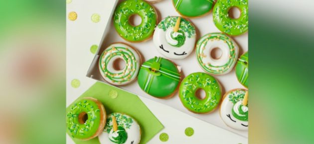 Krispy Kreme推出St Patrick’s Day新甜甜圈系列☘️