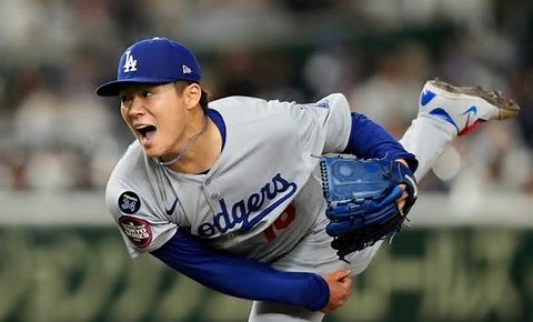 在MLB東京巨蛋開幕戰中道奇隊獲得勝利⚾