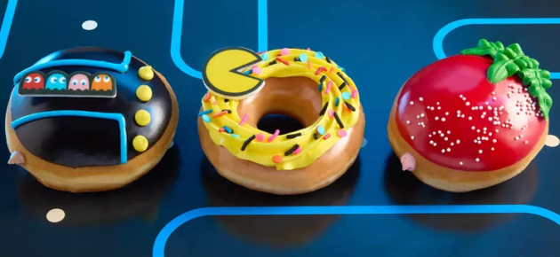 全新 Krispy Kreme 甜甜圈慶祝《小精靈》（Pac-Man）45 週年🍩