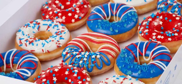 享有免費甜甜圈🍩Krispy Kreme 慶祝美國獨立日推出全新系列