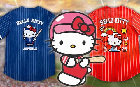 三麗鷗(Sanrio)為美國粉絲推出全新 Hello Kitty 棒球系列⚾