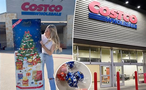Costco推出了一款高達 5 英尺的巧克力倒數月曆📅