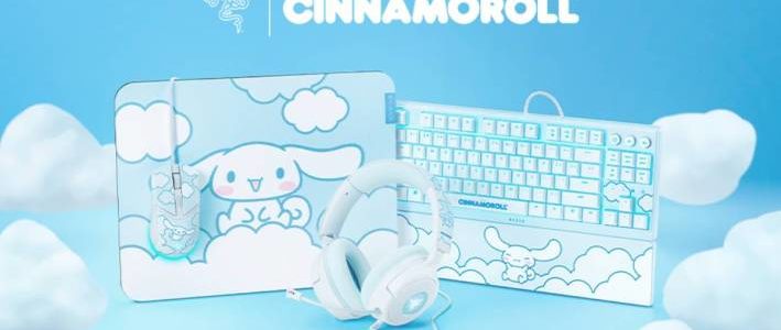 Razer 推出全新肉桂捲狗（Cinnamoroll）鍵盤、耳機與滑鼠🤩